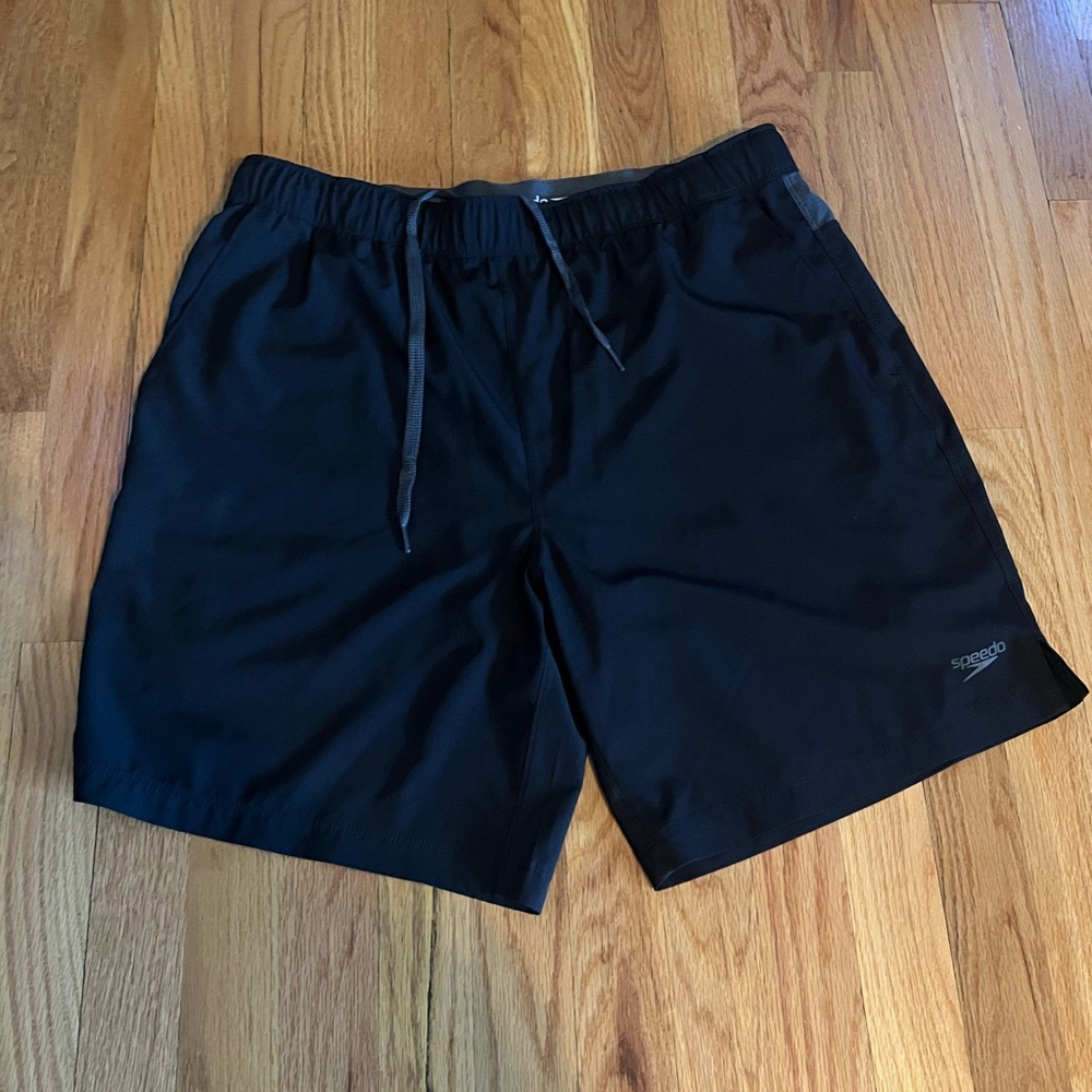 Speedo Gray Swim Shorts